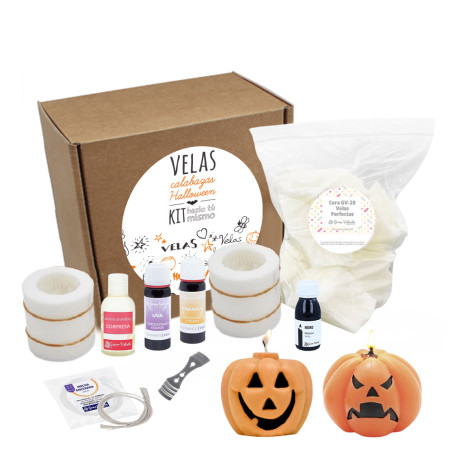 Kit hacer velas de Halloween