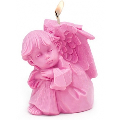 Molde velas Angelito dormido