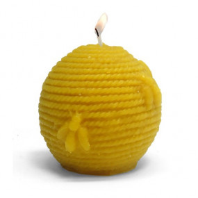 Candle mold sphere with bees Candle mold sphere with bees