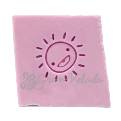 Sello sol para jabones