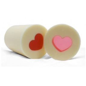 Mold inclusion chubby heart