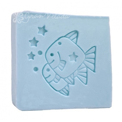 Seal for soap with fish