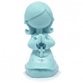 Molde niña de comunión rezando