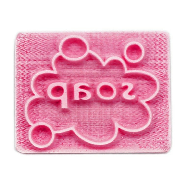 Soap stamp for soap