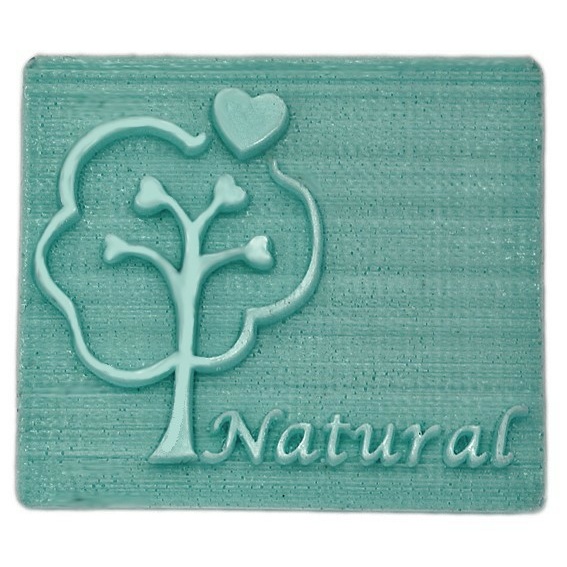 Stamping stamp tea tree soap