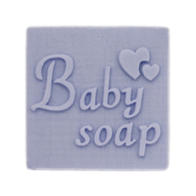 Baby soap stamp for soaps