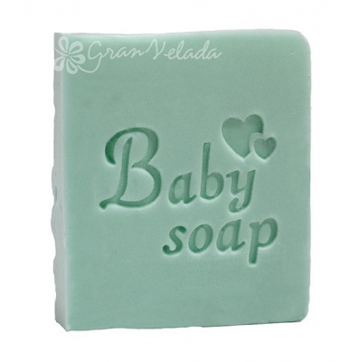 Baby soap stamp for handmade soap