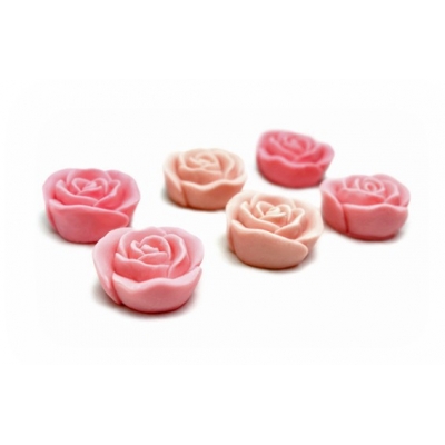 6 units of Rose-shaped scented wax