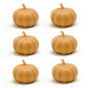 Molde de silicona 6 Mini Calabazas 3D Molde de silicona 6 Mini Calabazas 3D