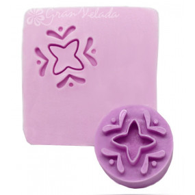 Seal for soaps decoration star