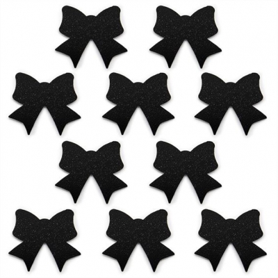 Black ribbon stickers