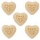 Molde Figuras Pequeñas, 5 Corazones Magic