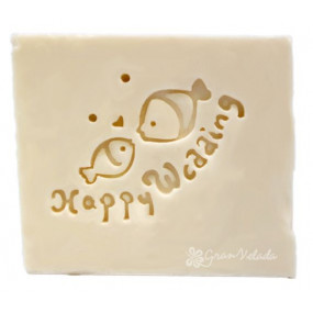 Sello para jabones happy wedding Sello para jabones happy wedding