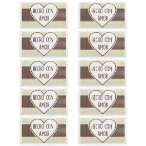 Stickers made with love for packaging Stickers made with love for packaging