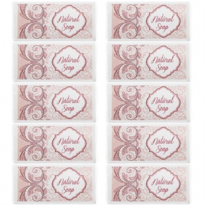 Pegatinas rosas natural soap