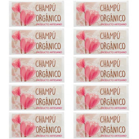 Sticker champu organico artesano Sticker champu organico artesano