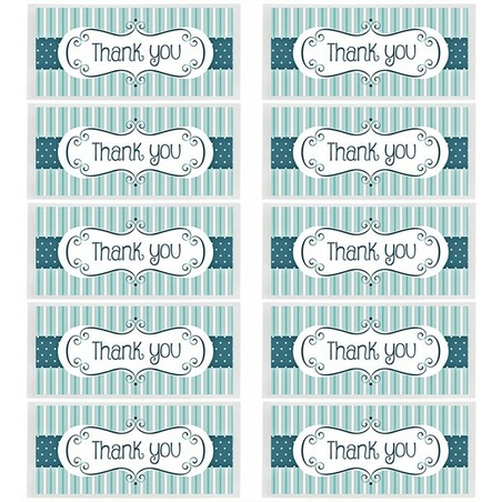 Thank you gift stickers