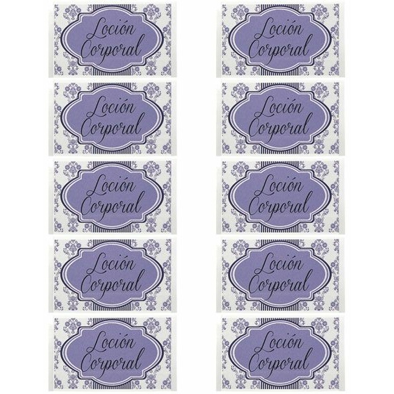 Lilac Body Lotion Stickers