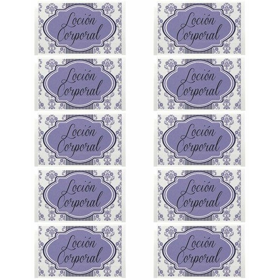 Lilac Body Lotion Stickers