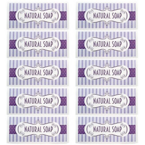 Natural soap stickers Natural soap stickers