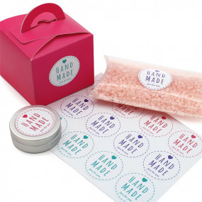 Hand made stickers in small colors Hand made stickers in small colors