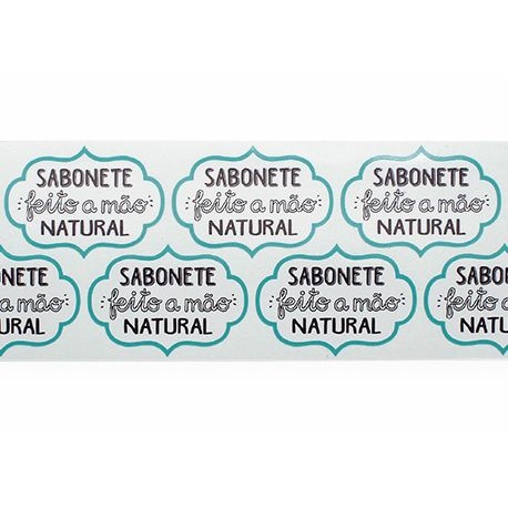 Stickers sabonete feito a mao