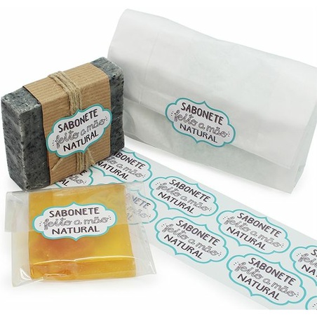 Stickers for soaps sabonete feito a mao