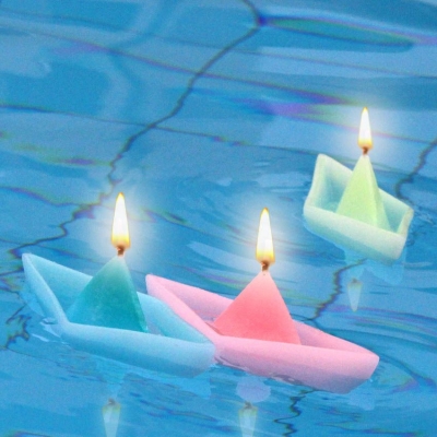 Candle Mold, Paper Boat