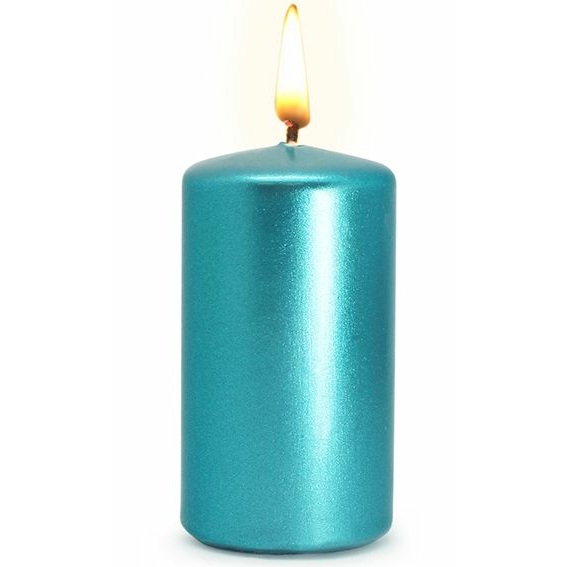 Varnish for Candles, Turquoise Metallized.