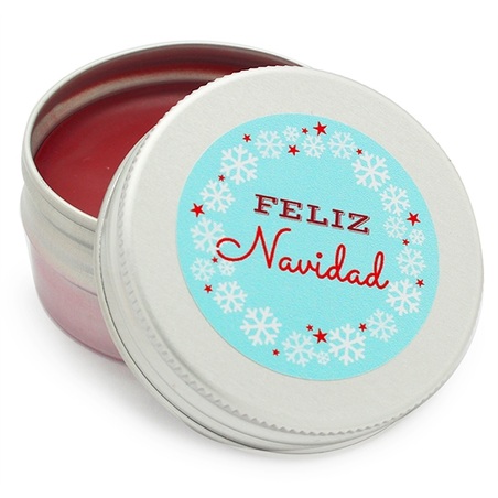 Pegatinas para packaging feliz navidad