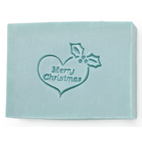 Christmas seal heart and holly Christmas seal heart and holly