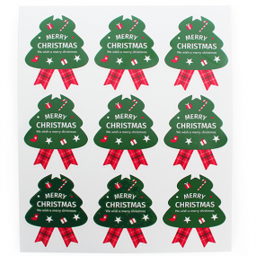 Stickers navideñas abetos grandes Stickers navideñas abetos grandes