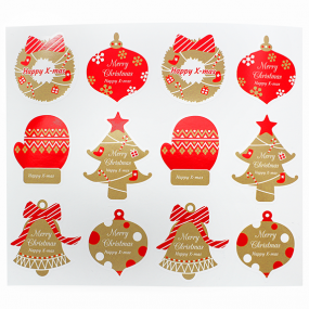 Stickers packaging happy x-mas Stickers packaging happy x-mas