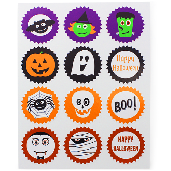 Mix Halloween stickers
