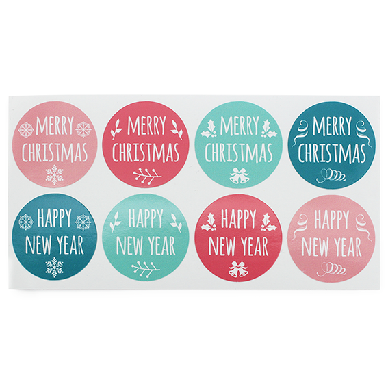 Happy new year stickers