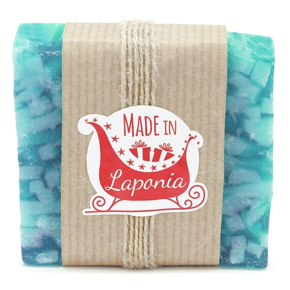 Pegatinas made Iin Laponia para packaging