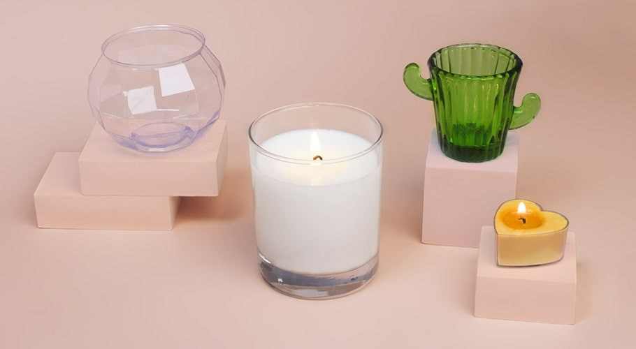 Tarros para velas: envases resistentes para hacerlas en casa.