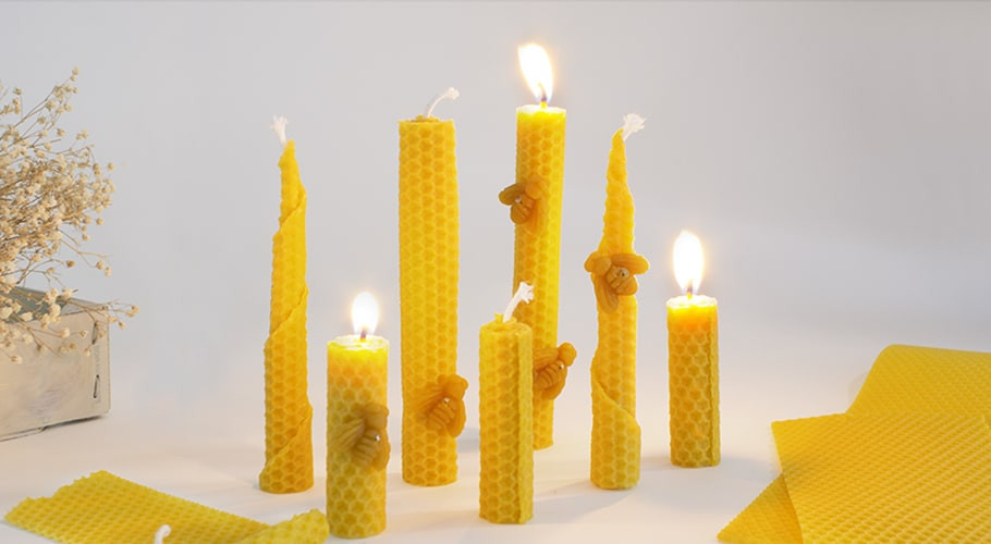 Bee candle molds