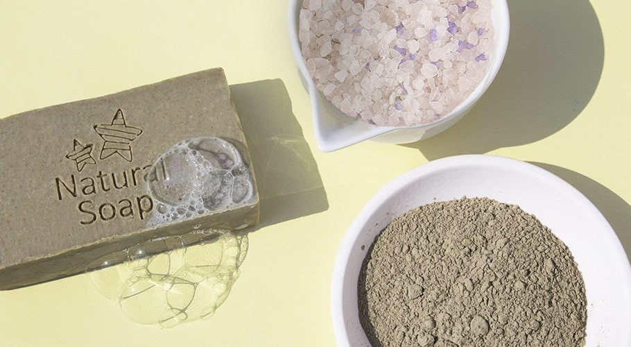 Clays, salts and scrubs to add to diy glycerin soap