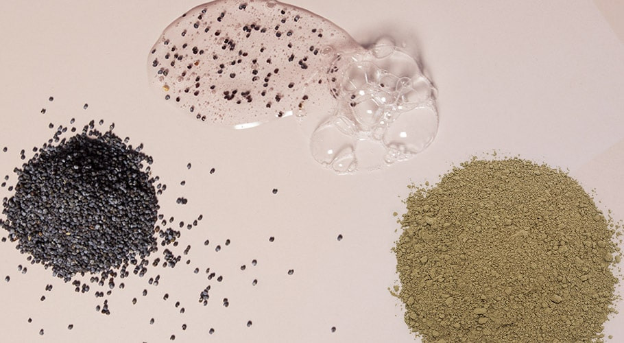 Exfoliating particles Exfoliating particles